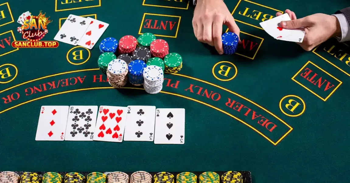 Hướng Dẫn Cách Chơi Bài Poker Online Chi Tiết Tại SanClub 3 Razz